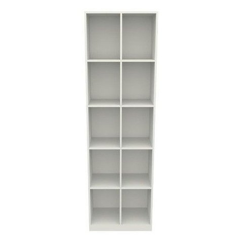 Armário Colmeia Mirela M26 100% Mdf (closet Lojas Expositor) Vetorial Móveis Branco