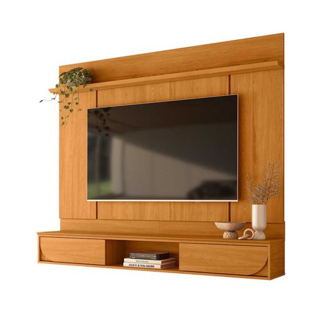 Painel Suspenso Frisado 182cm Aura Linha Eras Madetec