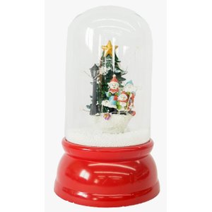 Decoração Enfeite Natal Cúpula Natalina 12 Leds Árvore de Natal 29,5cm