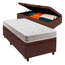 Ver imagem 1 de Cama Box Bau Blindado Solteiro + Colchão D23 D23 Inducol