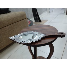 Espelho de Mao Provencal 28x11 Lins Pegui - 5