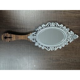 Espelho de Mao Provencal 28x11 Lins Pegui - 6