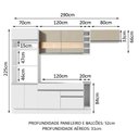 Ver imagem 4 de Cozinha Completa Branca com Armário e Balcão + Tampo Madesa