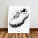 Ver imagem 6 de Kit 3 Quadro Decorativo Futebol Jogador Menino Bola Quarto Qualidade Premium Luxo 28x20cm