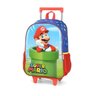 Kit Mochila com Rodas + Lancheira Térmica Infantil Super Mario Vermelho - Luxcel - 2