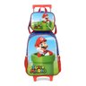 Kit Mochila com Rodas + Lancheira Térmica Infantil Super Mario Vermelho - Luxcel - 1