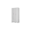 Ver imagem 1 de Roupeiro / Guarda Roupas Ti Solteiro 3 Portas Cor Branco