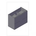 Ver imagem 7 de Conjunto para Banheiro com Gabinete, Cuba e Espelheira 80cm Pietra Móveis Bosi