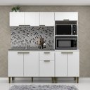 Ver imagem 1 de Cozinha Compacta Iara 9 Portas 1 Gaveta Branco - Jcarvalho