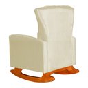 Ver imagem 6 de Poltrona Balanço C/ Puff Melinda Suede Marfim - Lm Decor