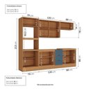 Ver imagem 5 de Cozinha Compacta Planejada 5 Peças 1 Paneleiro Torre Quente 2 Aéreos 2 Balcões Soho CabeCasa MadeiraOriginals