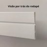 Moldura Roda Pé Rodapé Branco Pvc 7 Cm - 10 Metros - 4