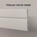 Ver imagem 4 de Moldura Roda Pé Rodapé Branco Pvc 7 Cm - 10 Metros