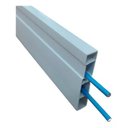 Ver imagem 2 de Moldura Roda Pé Rodapé Branco Pvc 7 Cm - 10 Metros