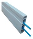 Ver imagem 2 de Moldura Roda Pé Rodapé Branco Pvc 7 Cm - 10 Metros