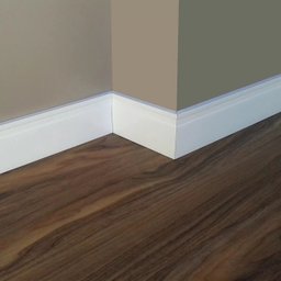 Moldura Roda Pé Rodapé Branco Pvc 7 Cm - 10 Metros - 7