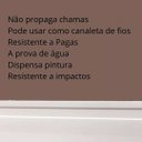 Ver imagem 6 de Moldura Roda Pé Rodapé Branco Pvc 7 Cm - 10 Metros