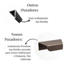 Ver imagem 4 de Puxador de Móveis Armário Gavetas Clean Reto 300mm Alumínio - Ouro Envelhecido