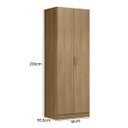Ver imagem 5 de Sapateira Ravi New 81x230cm 2 Portas com LED Olmo 1324
