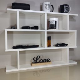Nicho Suspenso Prateleira para Escritório Zeus Solutions Slim - Branco - 3