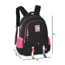 Ver imagem 2 de Mochila de Costas 17 Luluca Preto Clio Style Lu24601