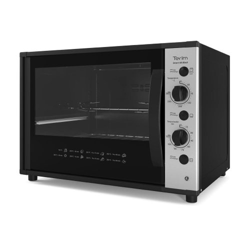 Forno Terim Elétrico Bancada Smart60 Black com Espeto 60L