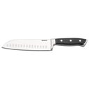 Ver imagem 2 de Faca Santoku 7' Infinity Brinox para Fatiar, Cortar e Cortar. Lâmina Ideal para Carne e Tempero