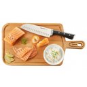 Ver imagem 5 de Faca Santoku 7' Infinity Brinox para Fatiar, Cortar e Cortar. Lâmina Ideal para Carne e Tempero