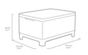 Ver imagem 5 de Conjunto de Poltronas 5 Lugares Scandi Forma Soft Bege Keter