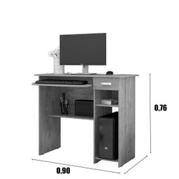 Escrivaninha 1 Gaveta Viena EJ Móveis - 3 Escrivaninha 1 Gaveta Viena EJ Móveis - 3