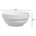 Ver imagem 2 de Jogo 36 Ramekins para Molho Sobremesa 150ml Branco Porcelana New Bone China Blanc Buffet Padaria
