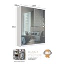 Ver imagem 3 de Guarda-roupa 2 Portas de Correr 2 com Espelho 3 Gavetas Zira