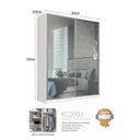 Ver imagem 3 de Guarda-Roupa 2 Portas de Correr 2 com Espelho 3 Gavetas Zira Branco
