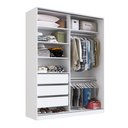 Ver imagem 5 de Guarda-roupa 2 Portas de Correr 2 com Espelho 3 Gavetas Zira
