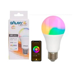 Lâmpada Smart Wi Fi Led Bulbo A60 9w E27 Bvolt Galaxy - 2