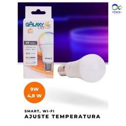 Lâmpada Smart Wi Fi Led Bulbo A60 9w E27 Bvolt Galaxy - 6