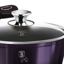 Jogo de Panelas Tripla Camada de Mármore 10pçs Roxo Purple Eclipse Berlinger Haus - 3