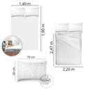 Ver imagem 4 de Jogo de Cama Casal 300 Fios Nova América - Brenda (7356)