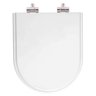 Assento Sanitario Poliester Soft Close San Remo Branco para Vaso Hervy - 1