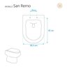 Assento Sanitario Poliester Soft Close San Remo Branco para Vaso Hervy - 3
