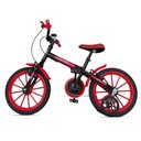 Ver imagem 3 de Bicicleta Bike Infantil Aro 16 Ravok com Rodinhas 3 a 7 Anos Cor:vermelho