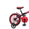 Bicicleta Bike Infantil Aro 16 Ravok com Rodinhas 3 a 7 Anos Cor:vermelho - 4