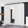 Guarda-Roupa Casal com Espelho 3 Portas 5 Gavetas Veneto Móveis Lanza - 1
