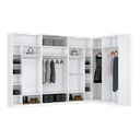 Ver imagem 1 de KIT CLOSET MODULAR M246.2021.B (CASA, QUARTO) MUNDI MOVEIS