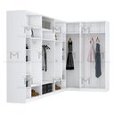 Ver imagem 3 de KIT CLOSET MODULAR M246.2021.B (CASA, QUARTO) MUNDI MOVEIS