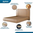 Ver imagem 4 de Cama Casal King Size Flutuante Star Couro Ecológico Pu - Skybox