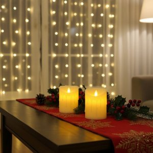 Vela Decorativa Led 10cm a Pilha – Efeito Chama Realista