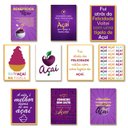 Ver imagem 1 de 10 Placas Mdf Açaí Parede Criativa para Estabelecimentos Ln1