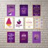 10 Placas Mdf Açaí Parede Criativa para Estabelecimentos Ln1 - 4