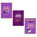 Ver imagem 5 de 10 Placas Mdf Açaí Parede Criativa para Estabelecimentos Ln1